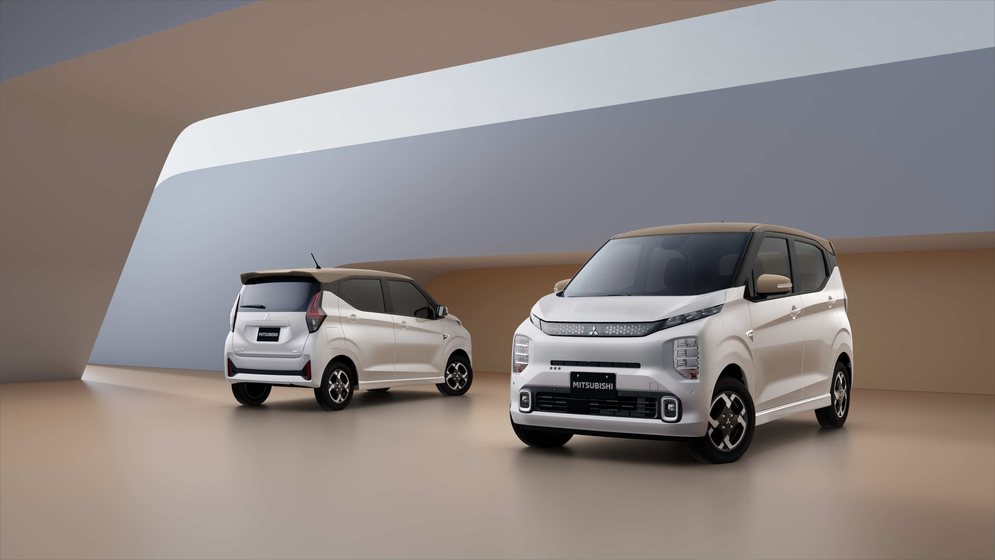 三菱eKクロス EV「P」の一部改良モデル。2026年6月18日発表時の公式画像