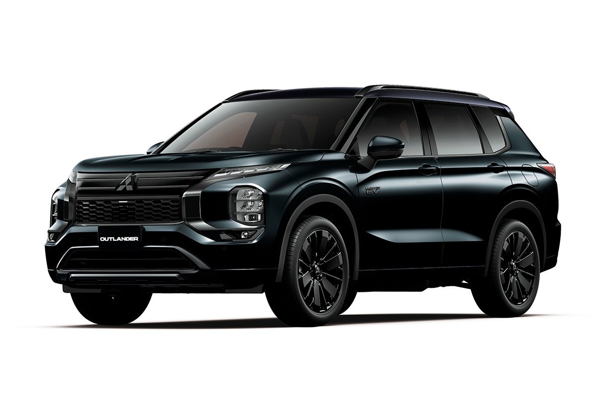 三菱アウトランダーPHEV BLACK Edition（特別仕様車）の公式画像