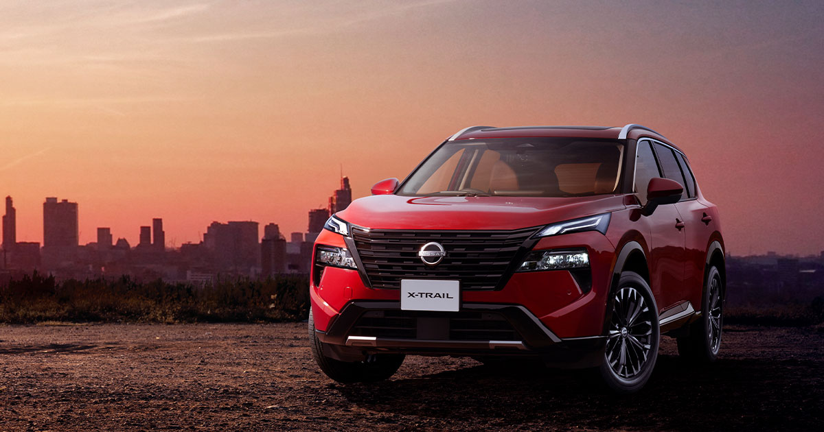 現行エクストレイル（T33型）の日産公式サイト掲載画像。e-POWER専用のミドルサイズSUV