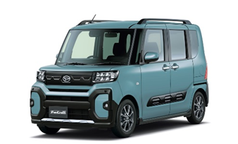 ダイハツ タント ファンクロス“Limited”の現行型公式画像。ターボ仕様は改良後196万3500円になる見込み