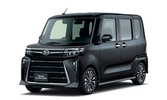 ダイハツ タント カスタムRS“Limited”の現行型公式画像。改良後はスマートクルーズパックが標準装備化される見込み