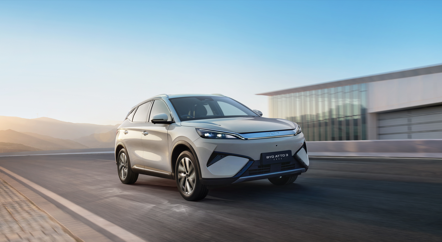 BYD ATTO 3 EX。2026年9月29日発売時の公式リリース画像