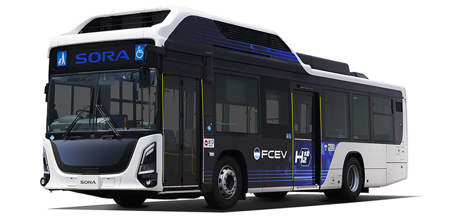 トヨタ新型燃料電池路線バスSORA。2026年10月5日発売時の公式画像