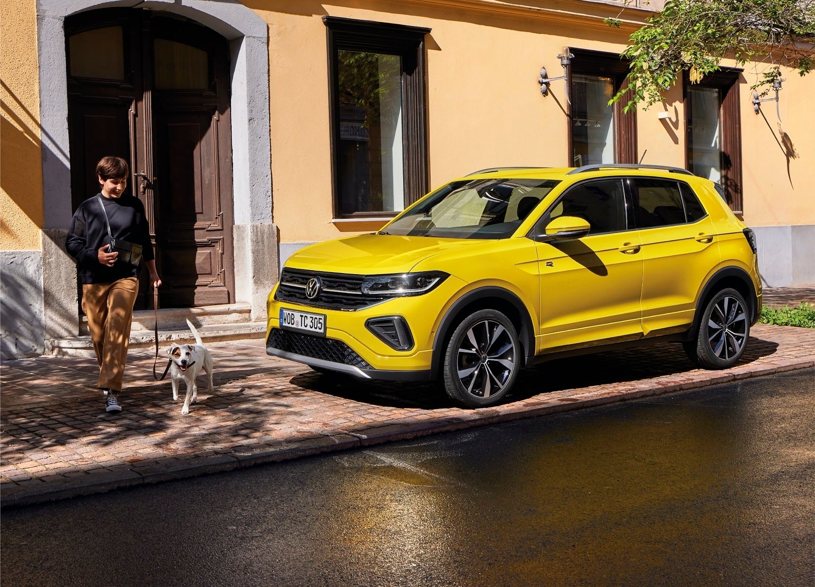 2024年7月に発表された現行フォルクスワーゲン T-Cross の公式画像