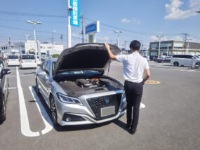 実車の査定開始