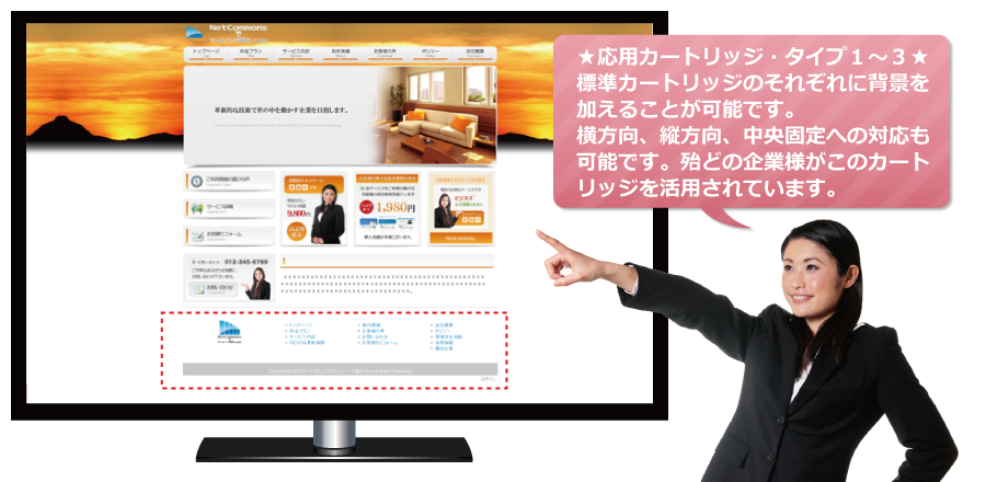 応用カートリッジ:タイプ1~3